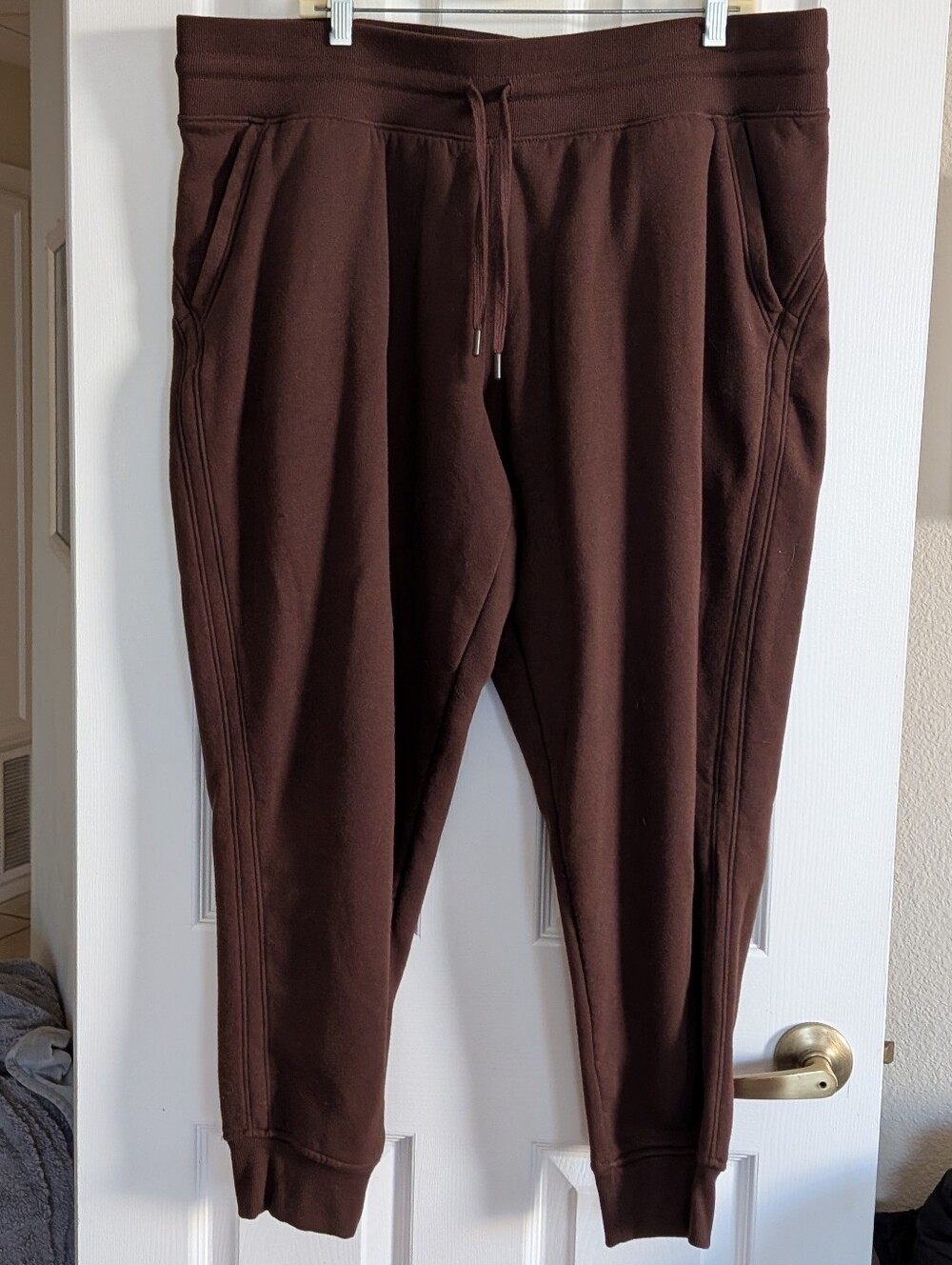 Tek Gear Men's Brown Drawstring Knit Sweatpants Sz 1X